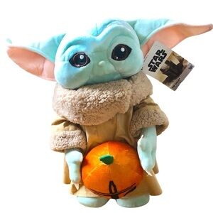 Baby Yoda Mandalorian The Child Grogu Pumpkin Halloween Greeter Star Wars Disney